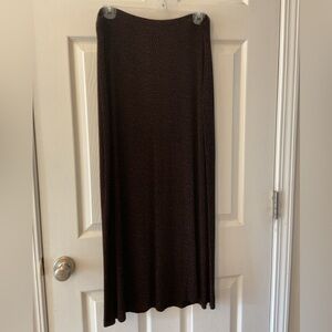 Linden Hill Women’s Large Maxi Black/Pink Skirt